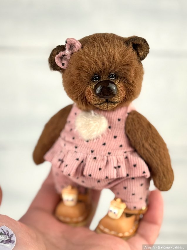 Тедди мишка Лили — Авторские мишки Тедди и друзья: фото (фото 4)