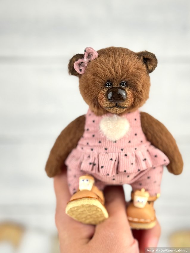 Тедди мишка Лили — Авторские мишки Тедди и друзья: фото (фото 2)