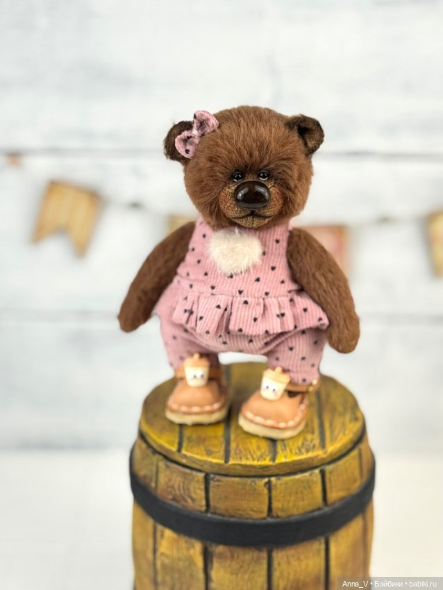 Тедди мишка Лили — Авторские мишки Тедди и друзья: фото (фото 5)