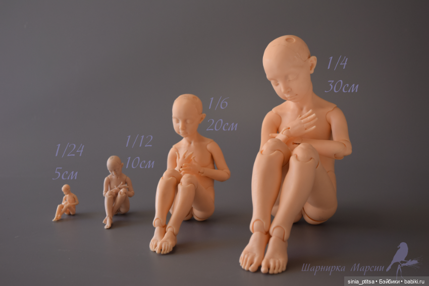 Угадай масштаб — Авторские шарнирные куклы своими руками: лепка (фото 6)