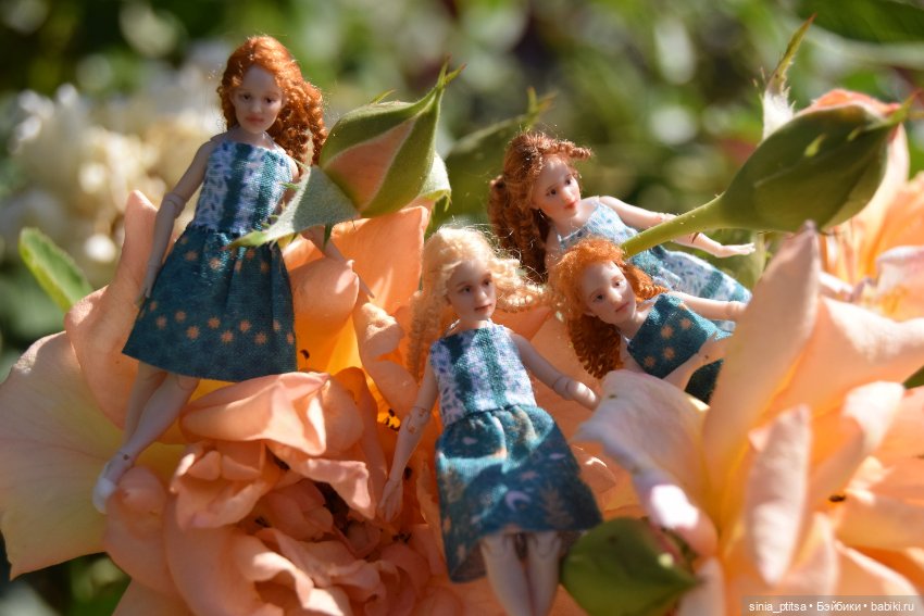 Мятные конфетки к чаю — Авторские шарнирные куклы своими руками: лепка (фото 8)