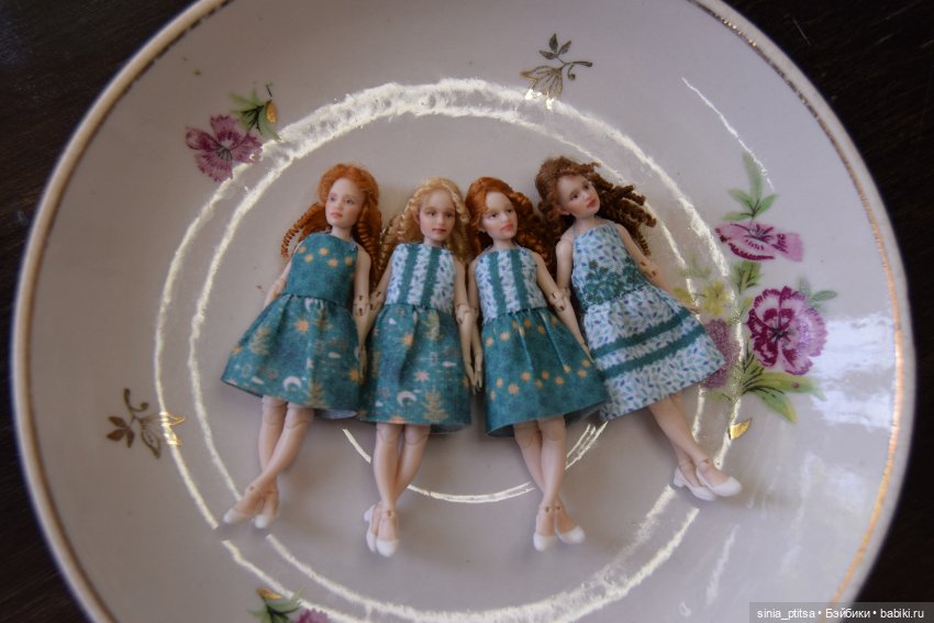 Мятные конфетки к чаю — Авторские шарнирные куклы своими руками: лепка (фото 5)