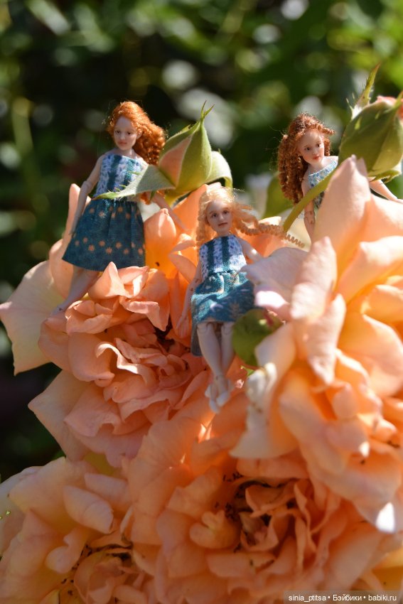 Мятные конфетки к чаю — Авторские шарнирные куклы своими руками: лепка (фото 6)