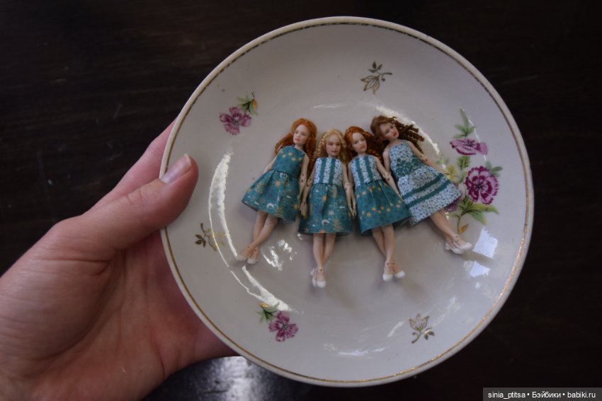 Мятные конфетки к чаю — Авторские шарнирные куклы своими руками: лепка (фото 4)