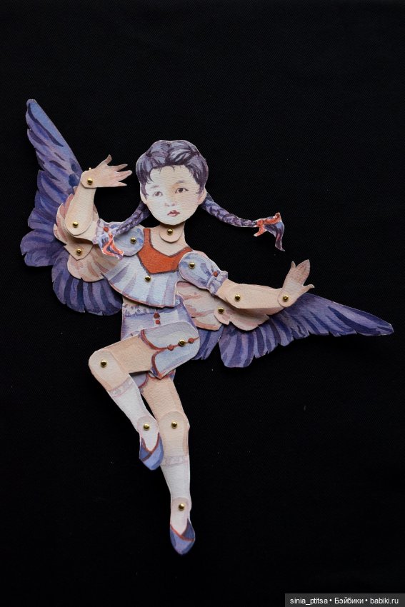 Шарнирная кукла, быстро и дешево