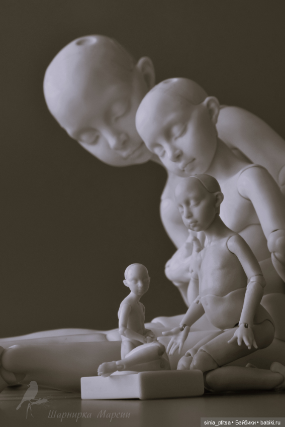 Угадай масштаб — Авторские шарнирные куклы своими руками: лепка (фото 7)