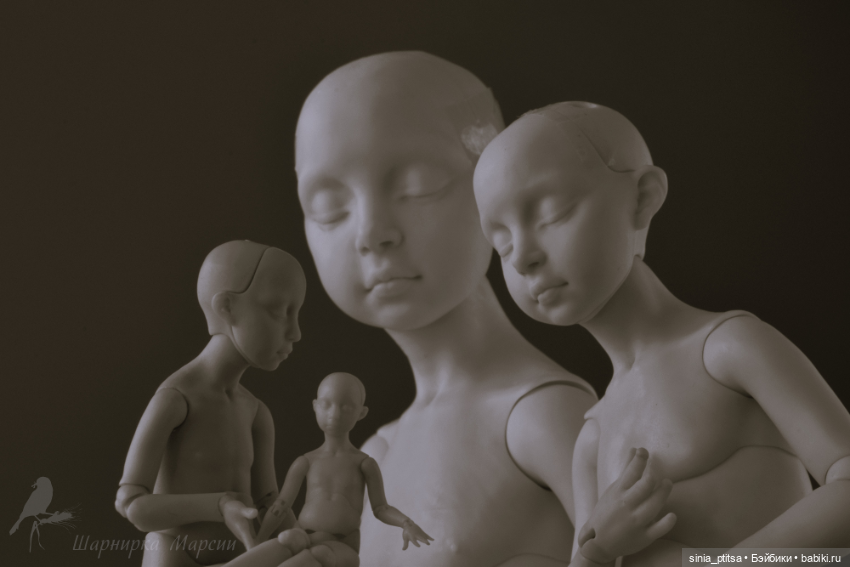 Угадай масштаб — Авторские шарнирные куклы своими руками: лепка (фото 8)
