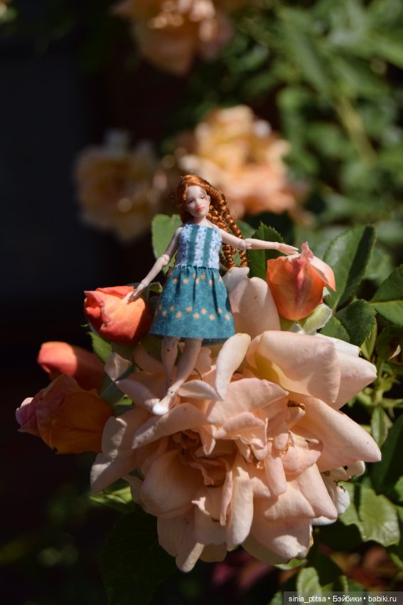 Мятные конфетки к чаю — Авторские шарнирные куклы своими руками: лепка (фото 10)