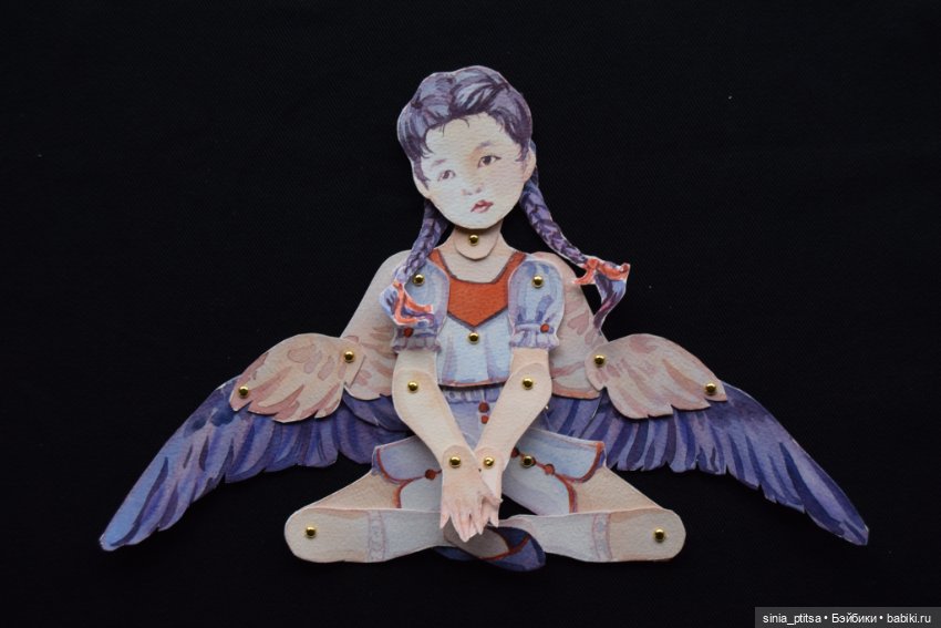 Шарнирная кукла, быстро и дешево