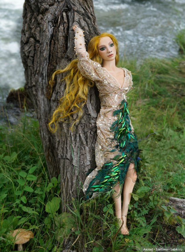 Бал кукол в Новосибирске. Русалочка, Золотой волос (фото 8)