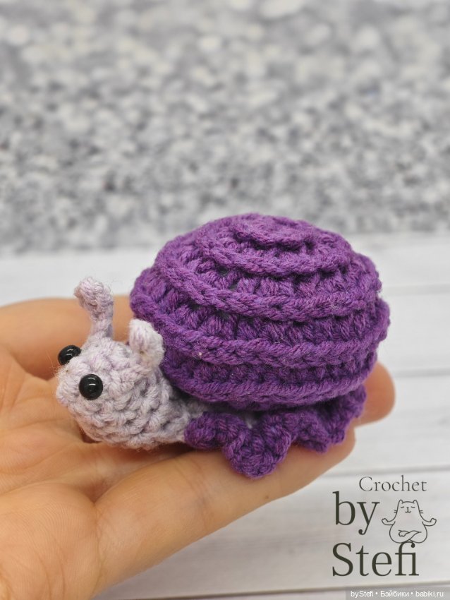 Улитка — Вязаные игрушки и амигуруми: крючком (фото 4)