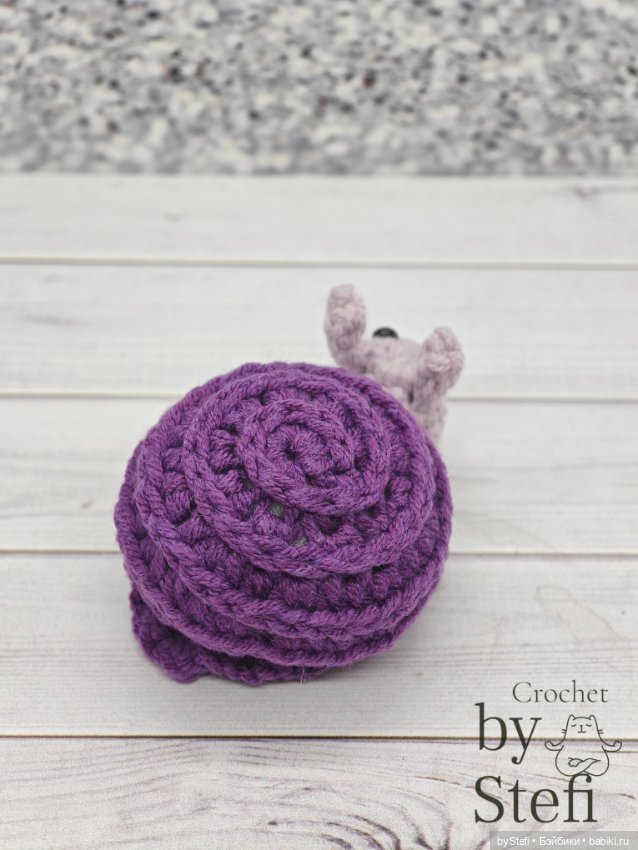 Улитка — Вязаные игрушки и амигуруми: крючком (фото 6)