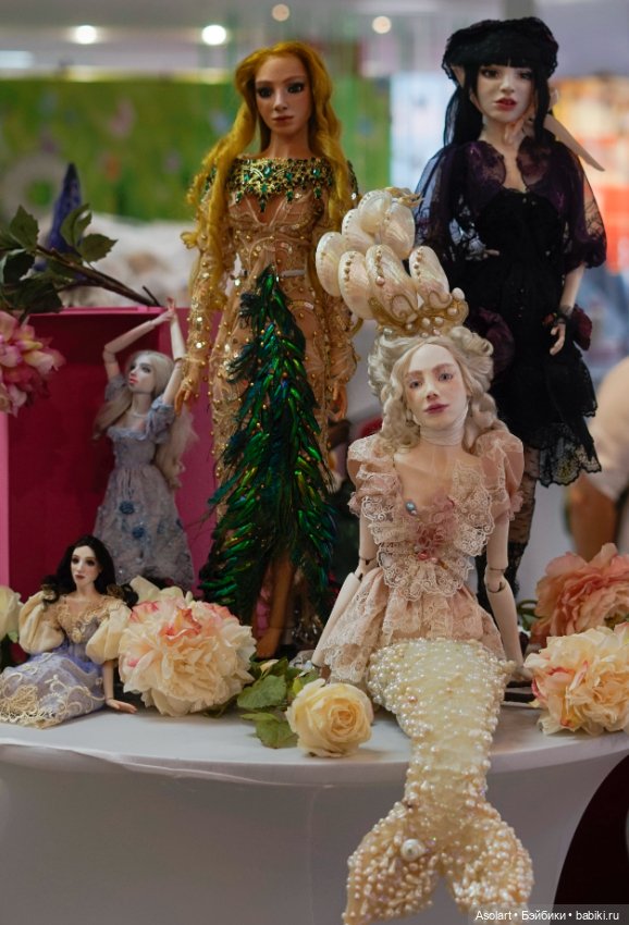 Бал кукол в Новосибирске. Русалочка, Золотой волос (фото 5)