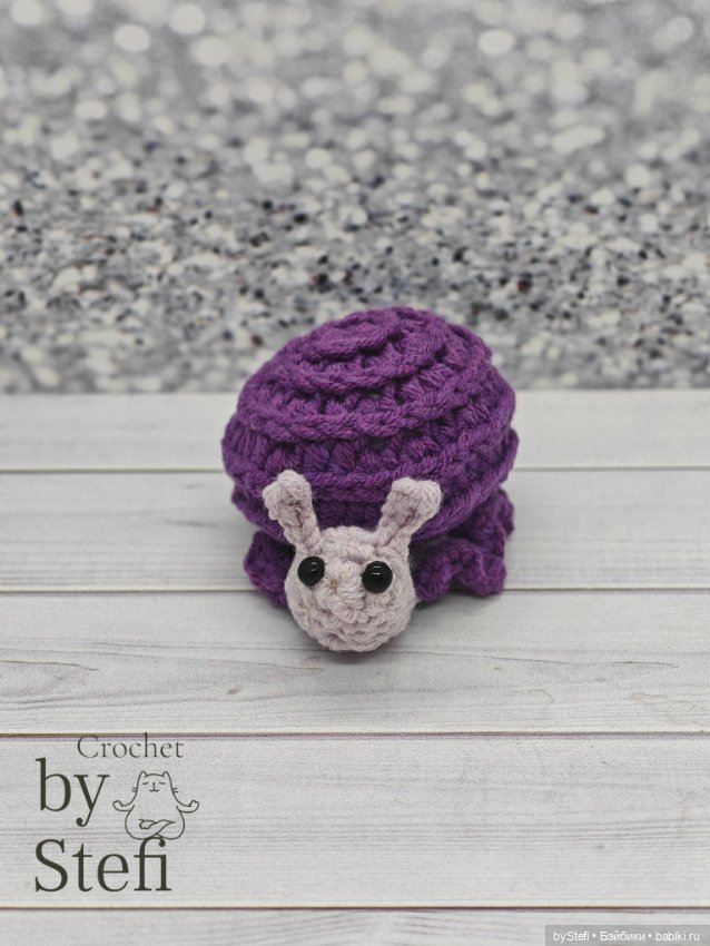 Улитка — Вязаные игрушки и амигуруми: крючком