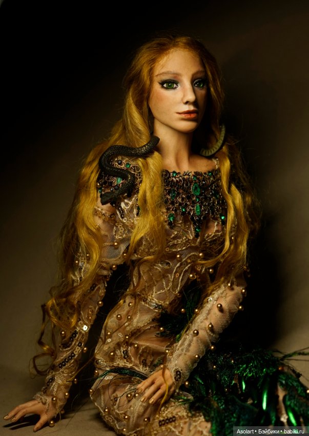 Бал кукол в Новосибирске. Русалочка, Золотой волос (фото 7)