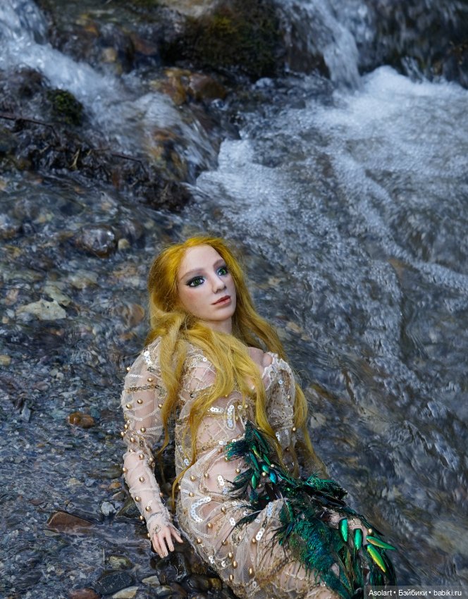 Бал кукол в Новосибирске. Русалочка, Золотой волос (фото 10)