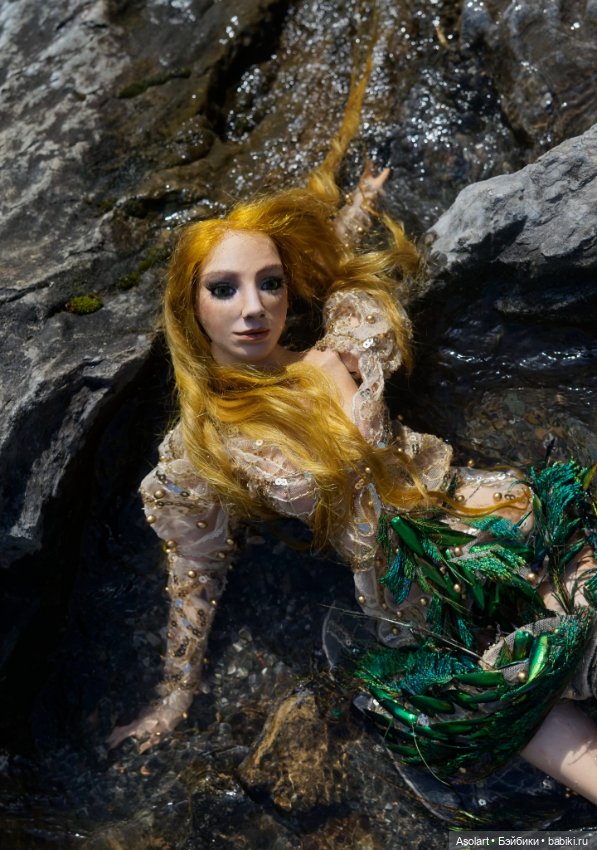 Бал кукол в Новосибирске. Русалочка, Золотой волос (фото 9)