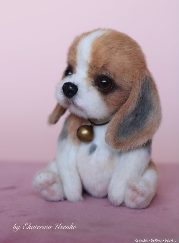 Щенок бигля (Тедди) — Авторские мишки Тедди и друзья: фото (фото 8)