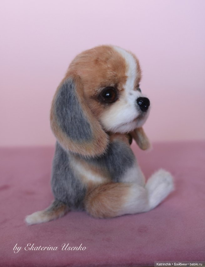 Щенок бигля (Тедди) — Авторские мишки Тедди и друзья: фото (фото 6)