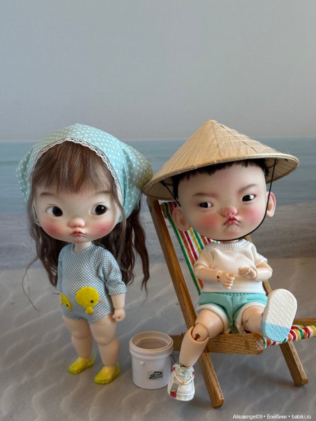 Пляжная фотосессия — Разные куклы BJD (БЖД): редкие бренды (фото 6)