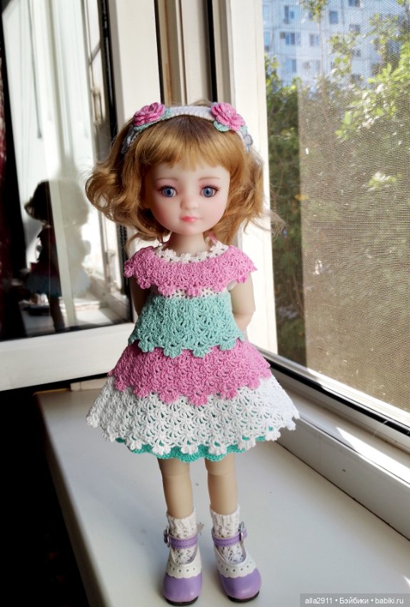 Алиса - моя новая девочка и новый наряд для неё