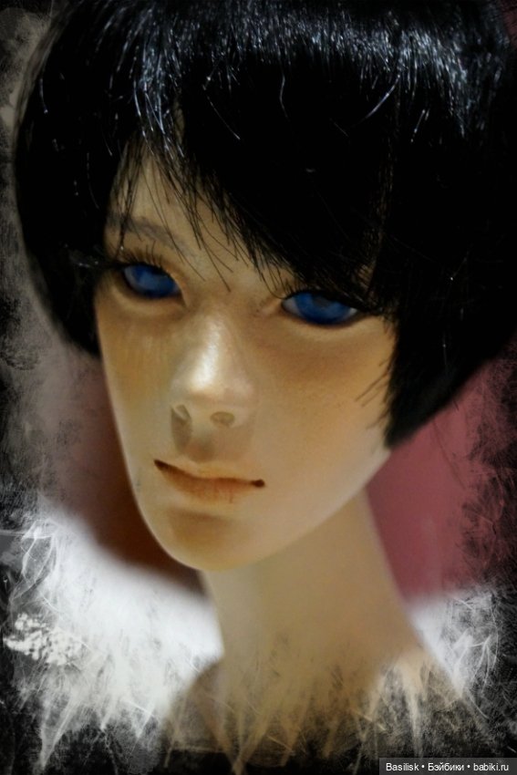 Ангел в черном парике — Авторские шарнирные куклы своими руками: лепка (фото 4)