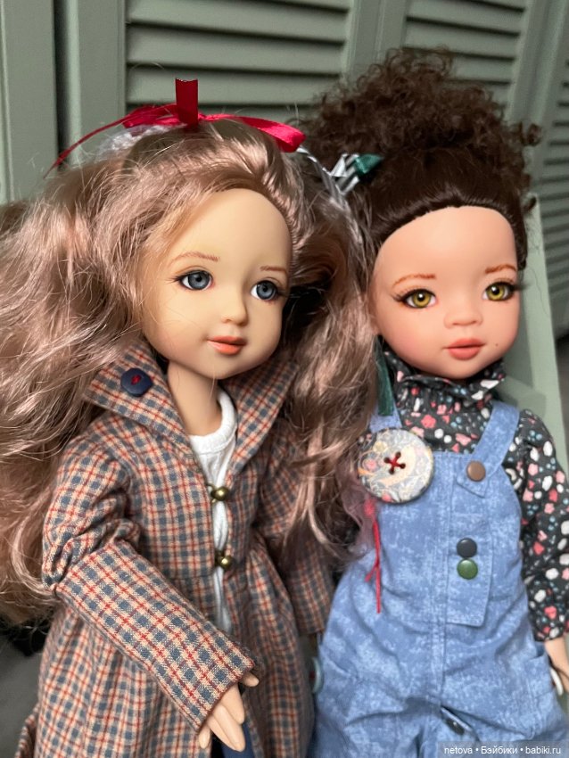 Шарнирные куклы «Пуговки». Это как «Ложечки», только «Пуговки» ( часть 6)