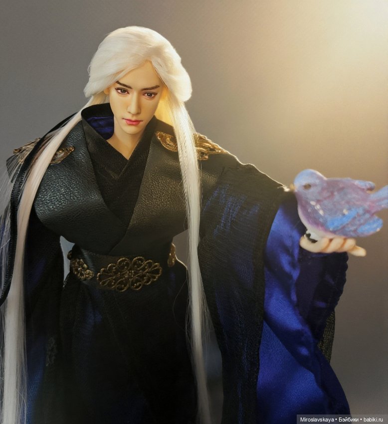 Белый парик для Юньси — Коллекции шарнирных (фото 4)