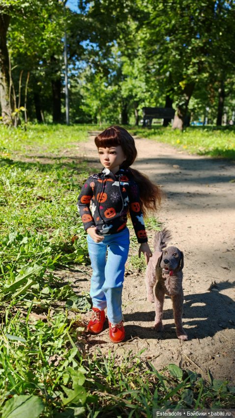 Девочка и её верный пёс — Разные куклы BJD (БЖД): редкие бренды (фото 5)