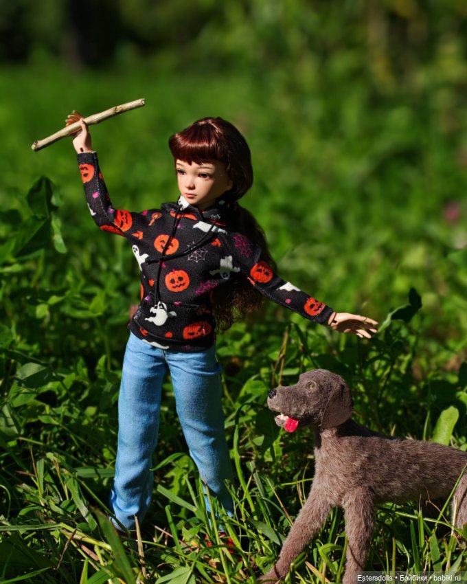 Девочка и её верный пёс — Разные куклы BJD (БЖД): редкие бренды