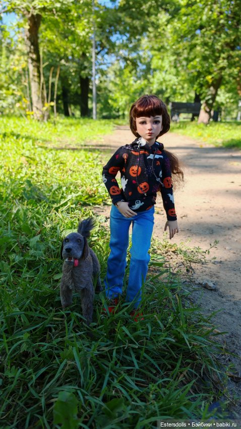 Девочка и её верный пёс — Разные куклы BJD (БЖД): редкие бренды (фото 4)