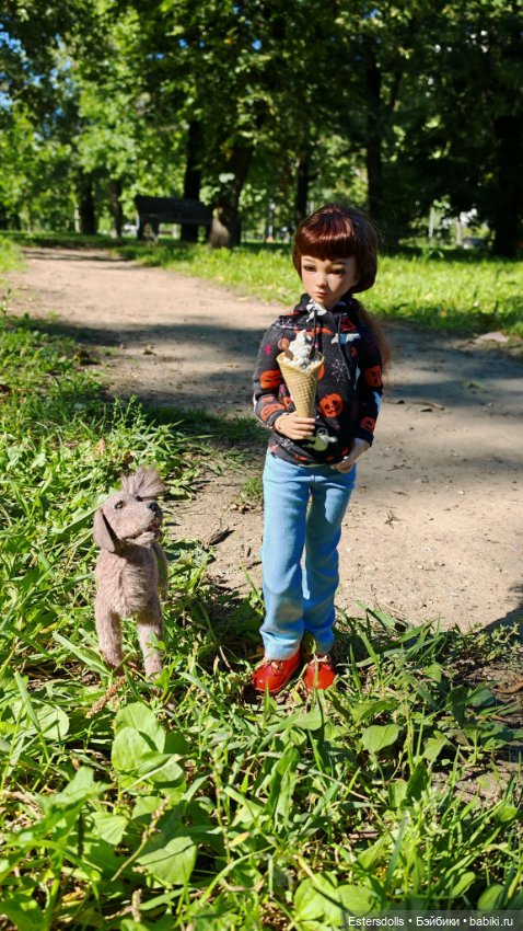Девочка и её верный пёс — Разные куклы BJD (БЖД): редкие бренды (фото 7)