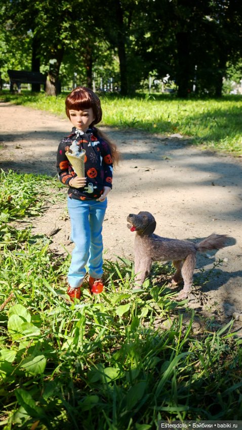 Девочка и её верный пёс — Разные куклы BJD (БЖД): редкие бренды (фото 6)