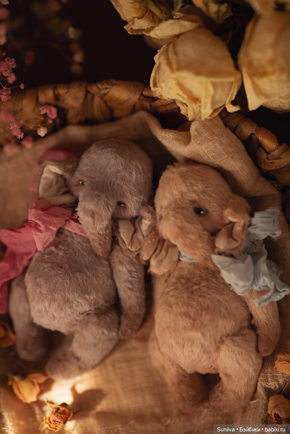 Слоны — Авторские мишки Тедди и друзья: фото