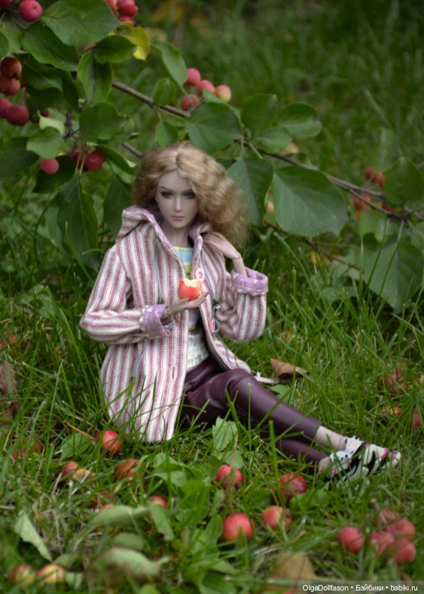 Девушка с яблоками — Домашние фото авторских кукол: личные коллекции (фото 2)