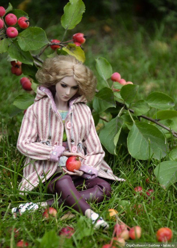 Девушка с яблоками — Домашние фото авторских кукол: личные коллекции (фото 5)