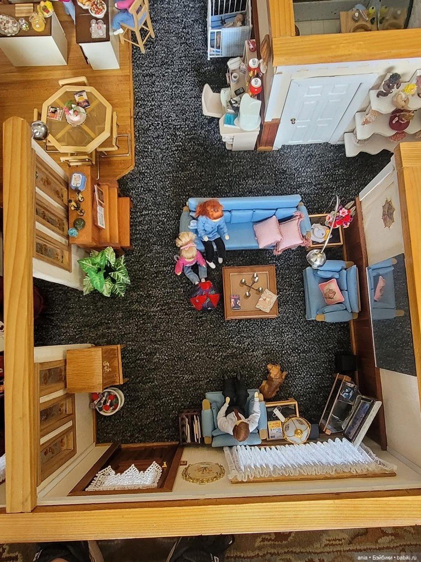 Мини столик-дом — Кукольные домики своими руками: фото (фото 8)