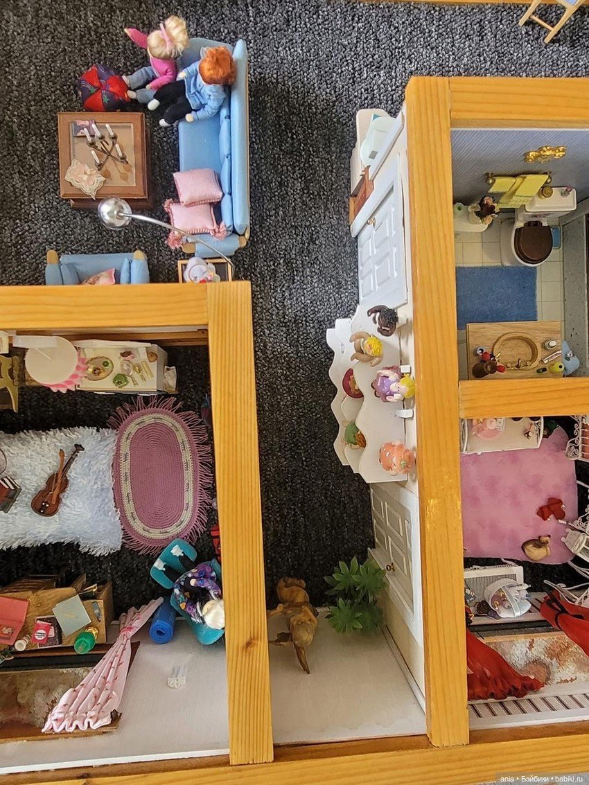 Мини столик-дом — Кукольные домики своими руками: фото (фото 5)