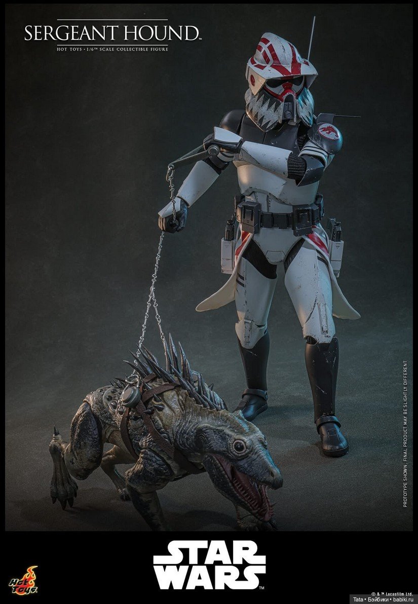 Hot Toys - фигурка Сержанта Хаунда и его массасифа Гриззера (фото 6)