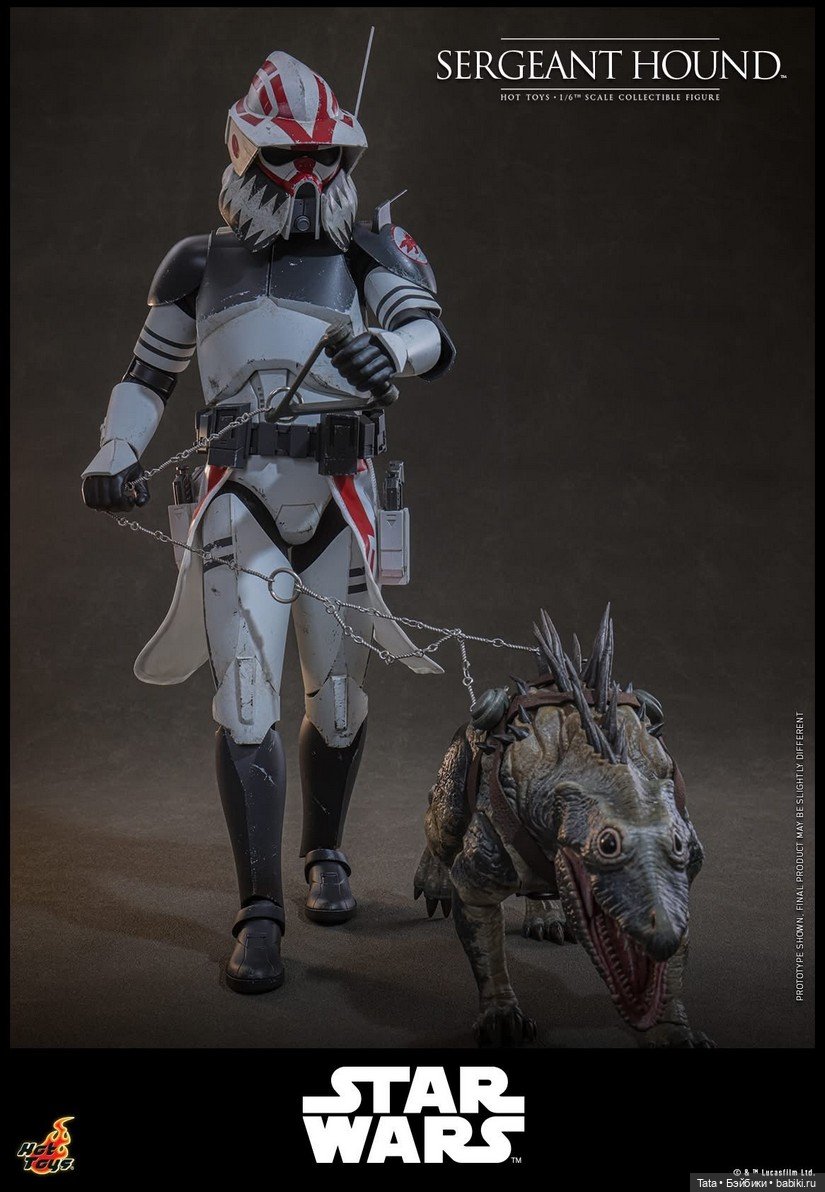 Hot Toys - фигурка Сержанта Хаунда и его массасифа Гриззера (фото 4)