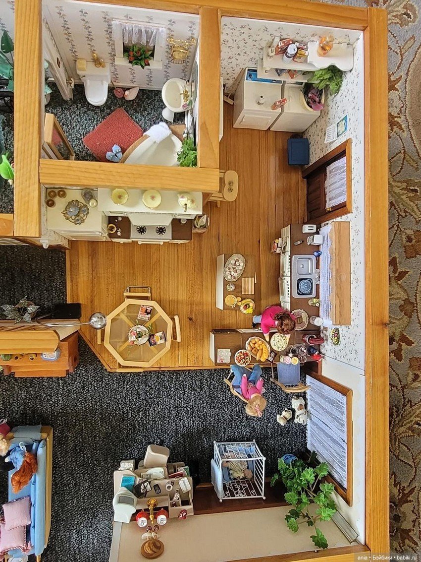 Мини столик-дом — Кукольные домики своими руками: фото (фото 6)