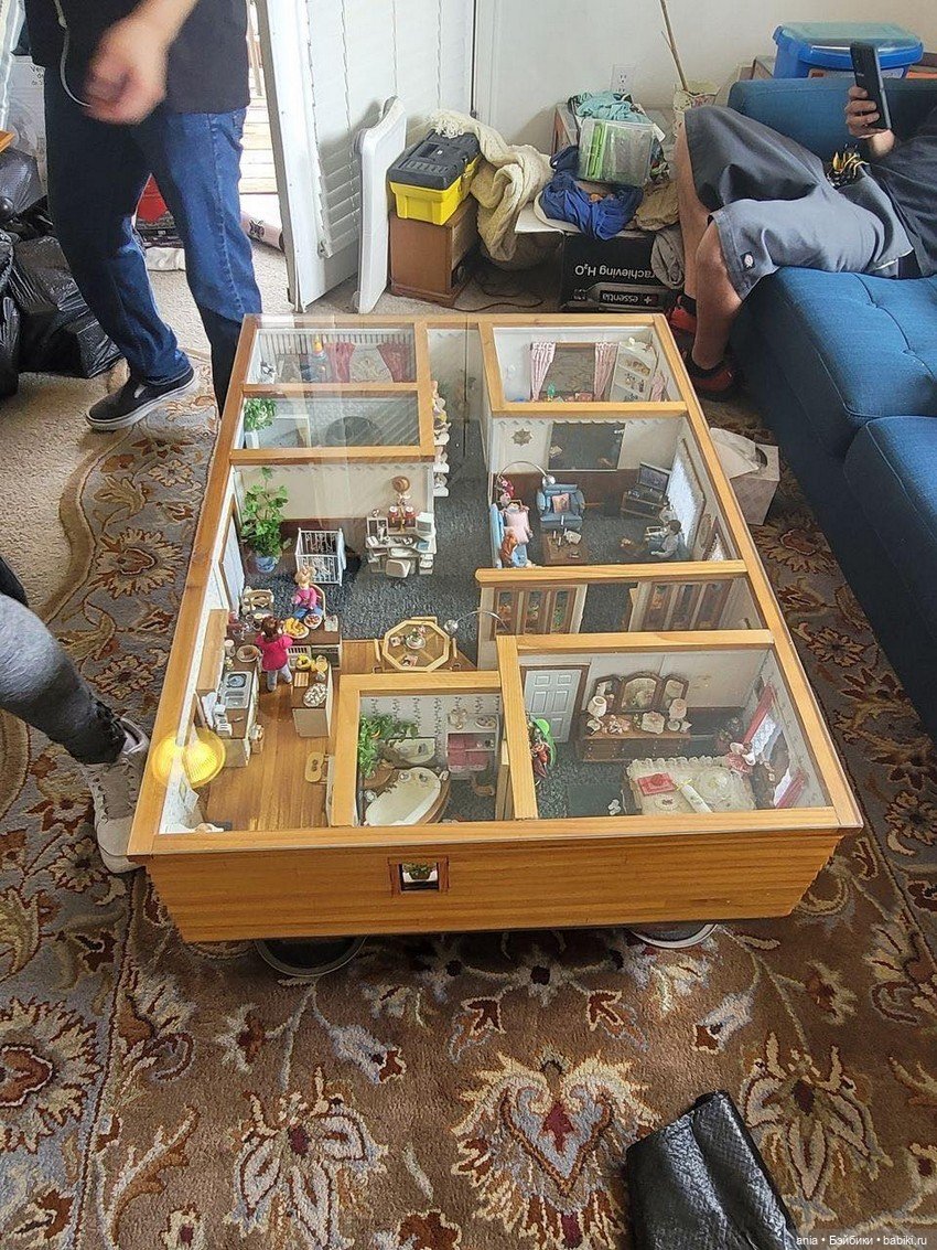 Мини столик-дом — Кукольные домики своими руками: фото