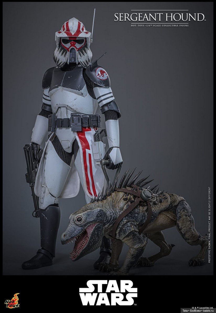 Hot Toys - фигурка Сержанта Хаунда и его массасифа Гриззера (фото 5)