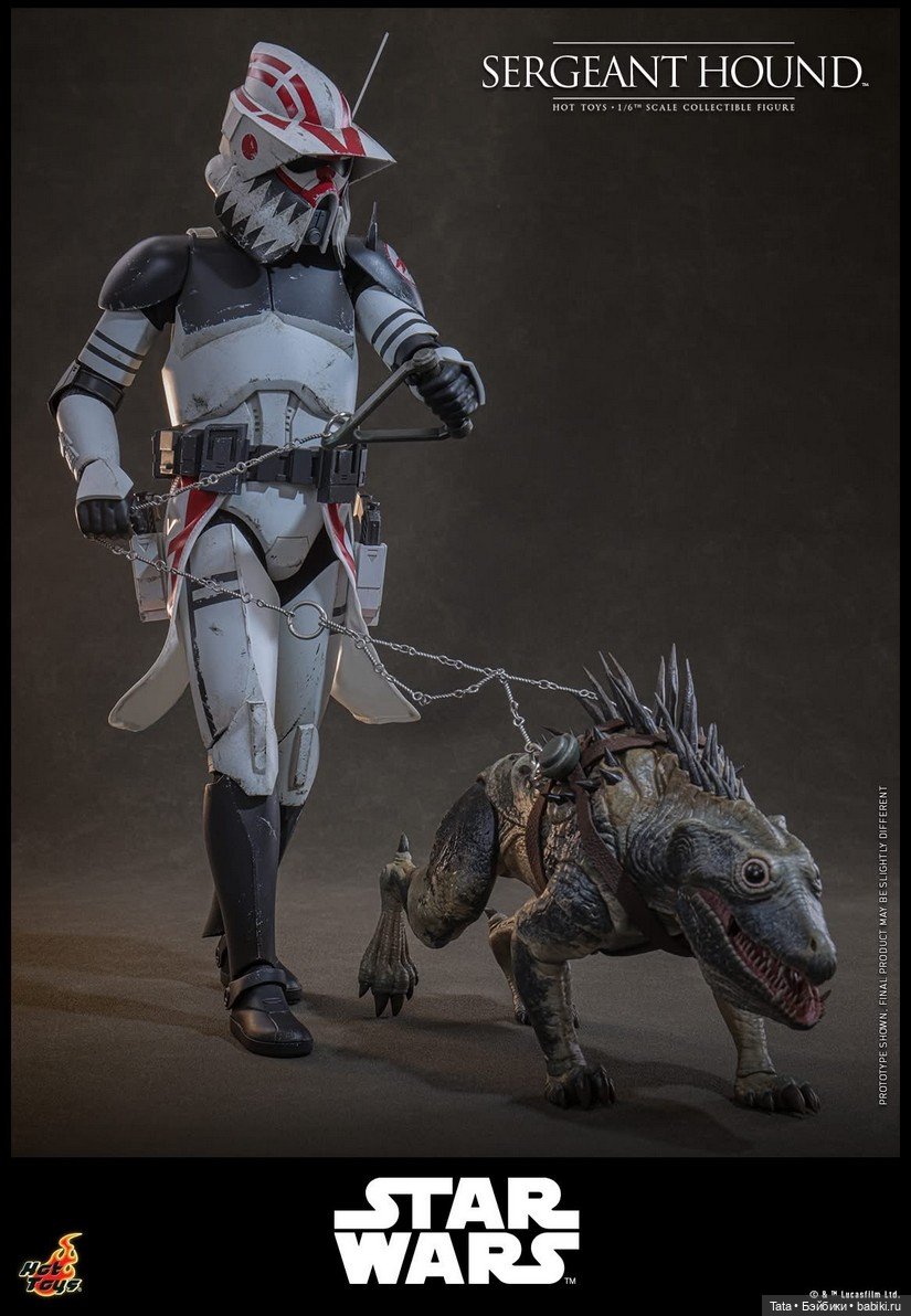 Hot Toys - фигурка Сержанта Хаунда и его массасифа Гриззера (фото 2)