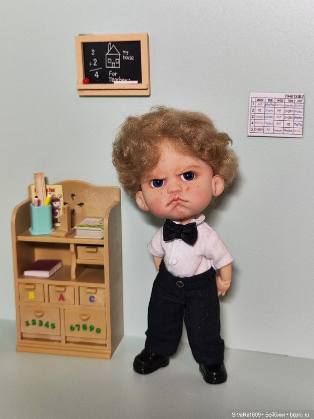 Первоклашки ☺️ — Куклы и тела Obitsu 11 (Ob11): гибриды (фото 6)