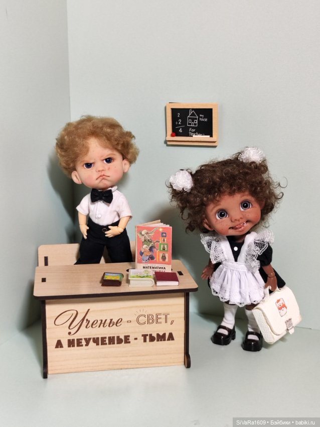 Первоклашки ☺️ — Куклы и тела Obitsu 11 (Ob11): гибриды