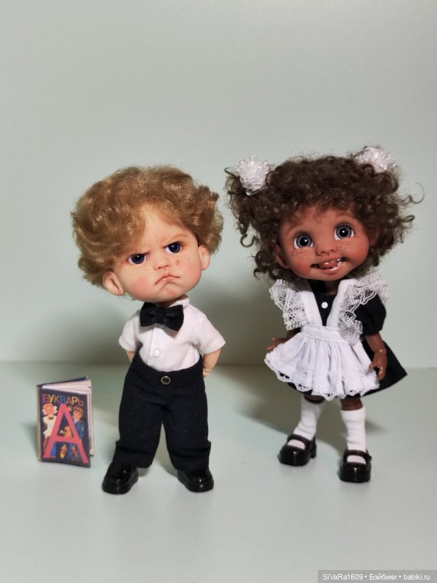 Первоклашки ☺️ — Куклы и тела Obitsu 11 (Ob11): гибриды (фото 5)