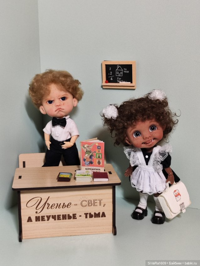 Первоклашки ☺️ — Куклы и тела Obitsu 11 (Ob11): гибриды (фото 7)