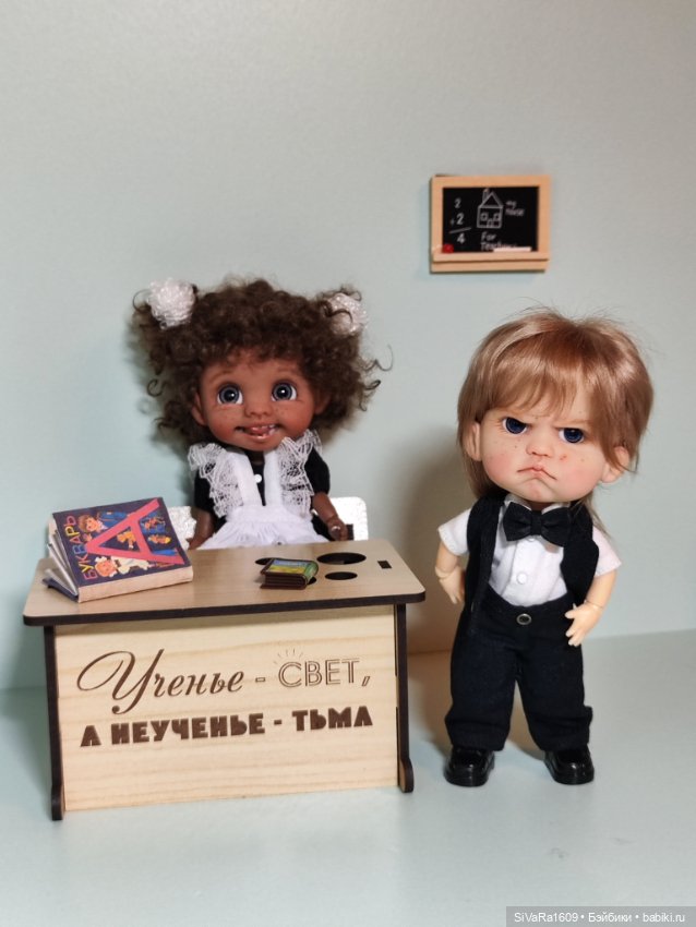 Первоклашки ☺️ — Куклы и тела Obitsu 11 (Ob11): гибриды (фото 9)