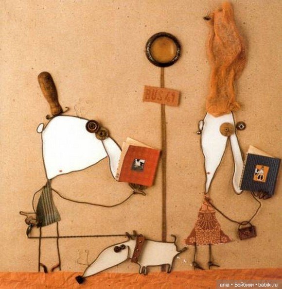 Иллюстрации и арт-объекты Кристиана Вольца